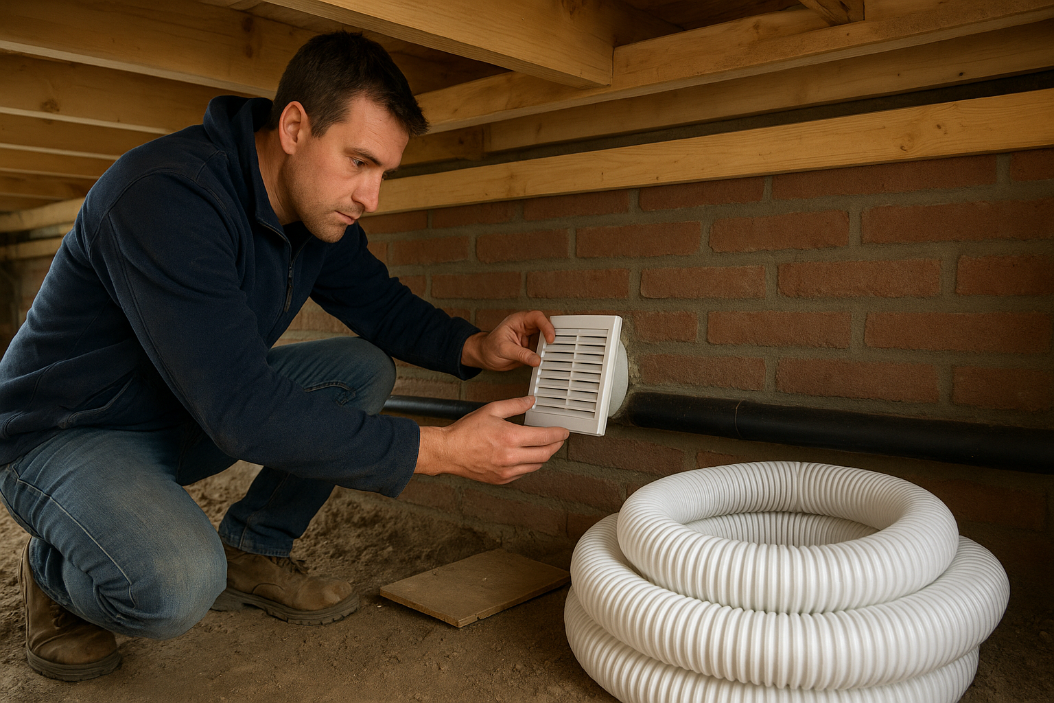 Foto bij Kruipruimte ventilatie laten aanleggen: waar begin je?